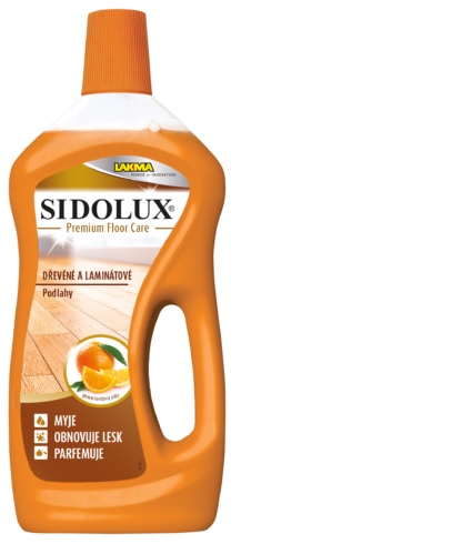 SIDOLUX PREMIUM FLOOR CARE POMERANČOVÝ OLEJ na podlahy dřevěné a laminátové